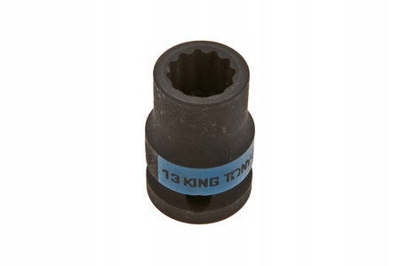 Nasadka udarowa 12-kątna krótka 1/2 cala M13 x 38