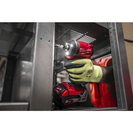 Milwaukee M18 FID3-502X - Zakrętarka udarowa 1/4" HEX 18 V, 5.0 Ah, FUEL™, w walizce, z 2 akumulatorami i ładowarką