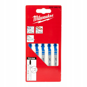 Brzeszczoty do Metalu T 218 A 55mm 5szt Milwaukee