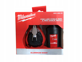 Sznurek traserski cienki + kreda czerwona Milwaukee 4932498390