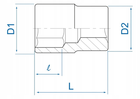 Nasadka krótka King Tony 233513M