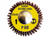 ŚCIERNICA LISTKOWA TRZPIENIOWA NA TRZPIENIU 20x10 GR. 60 KLINGSPOR P60