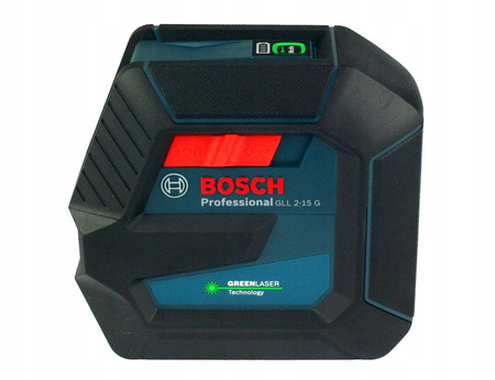 Bosch GLL 2-15 G - Zielony Laser Krzyżowy Liniowy 0 601 063 W00