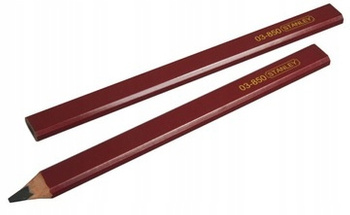 Ołówek ciesielski Stanley 03-850 HB 176mm czerwony