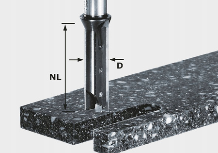 Festool Frez z płytkami wymiennymi do wpustów HW S12 D14/45 WM