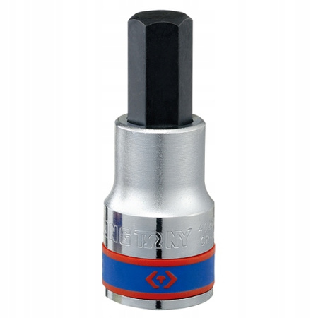 NASADKA DŁUGA 1/2" Z KOŃCÓWKĄ IMBUS HEX 7 x 80mm King Tony 403507