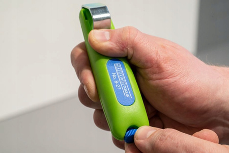 Nóż do kabli izolacji Ściągacz izolacji 8-28mm Nr. 8-27 Green Line WEICON