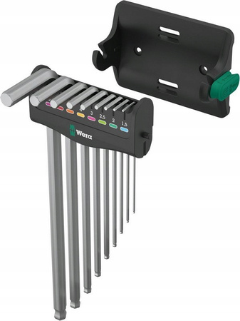 ZESTAW IMBUSÓW KLUCZY TRZPIENIOWYCH 950/9 HEX-PLUS 8, 9CZ 05022102001 WERA