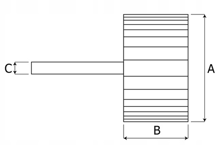Klingspor Ściernica Trzpieniowa Listkowa 50x30x6 Gr. 40 Km 613 61282