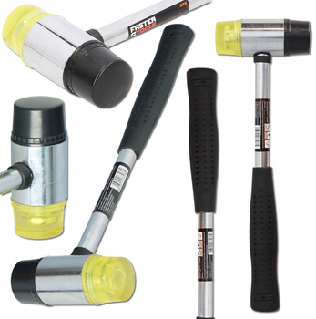 MŁOTEK MONTAŻOWY GUMOWO-PLASTIKOWY GUMOWY 35mm