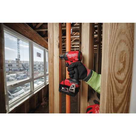 Milwaukee M18 FID3-502X - Zakrętarka udarowa 1/4" HEX 18 V, 5.0 Ah, FUEL™, w walizce, z 2 akumulatorami i ładowarką