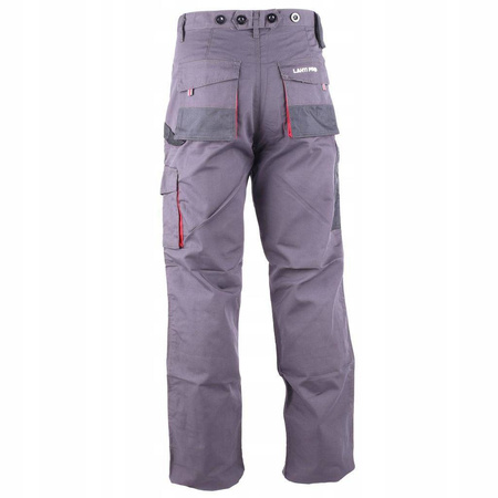 SPODNIE ROBOCZE WZMOCNIONE 3x SZWY DO PASA r. 3XL