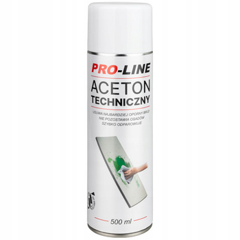 Aceton Techniczny 100% Spray PRO-LINE 500ml