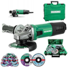 Zestaw Szlifierka kątowa Hikoki G13SW2 Y4Z 1200 W 230 V + 100 Tarcz