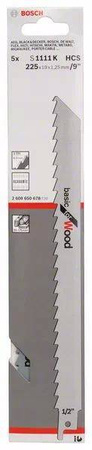 Brzeszczot prosty do pił szablastych Bosch 2608650678