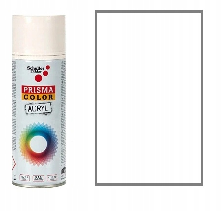 SCHULLER SPRAY AKRYLOWY BIAŁY FARBA LAKIER 400ml