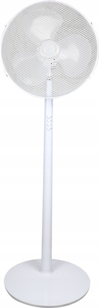 Wentylator podłogowy Descon Wentylator stojący 16'' 40W biały