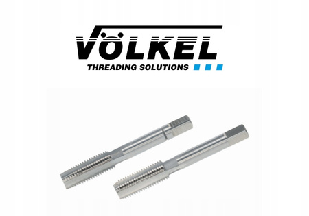 Komplet gwintowników lewy gwint HSS M 10 x 1.0 2 cz VOLKEL