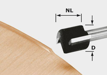 Festool Frez do wyrównywania HW D 19/16 S8 OFK 700