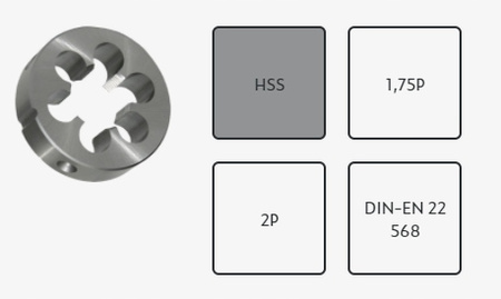 Fanar Narzynka M4 din-en 22568 HSS 800