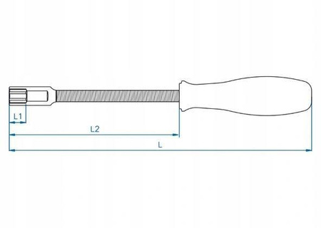 Wkrętak elastyczny nasadowy King Tony 1453-07