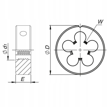 FANAR Narzynka M16 HSSE INOX