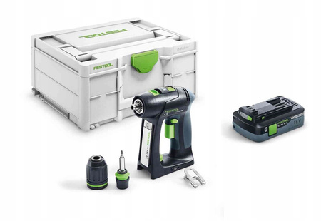 Wkrętarka Festool zasilanie akumulatorowe 18 V 577050