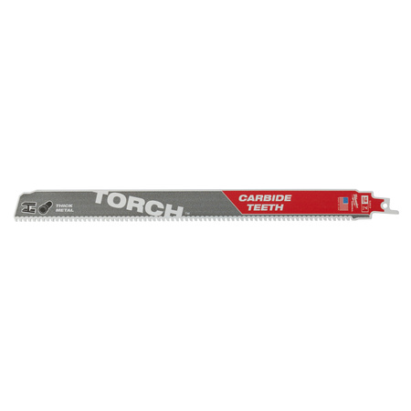 Brzeszczot do metalu TCT TORCH z węglikiem, 230 mm 7 TPI (1 szt.) Milwaukee