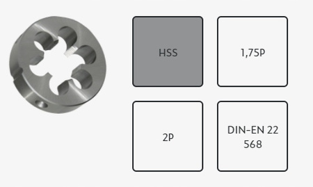 FANAR Narzynka lewoskrętna M6 (N1-111001-0060)