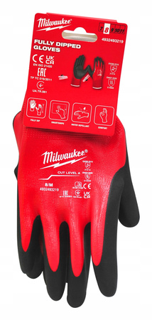Rękawice Ochronne Powlekane Robocze Milwaukee 4932493219 r. 8 - M 1 para