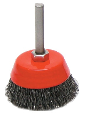 Szczotka INOX na trzpieniu Szczotex C 80mm