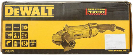 DEWALT SZLIFIERKA KĄTOWA 230mm 2600W DWE4579