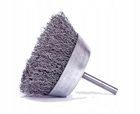 Szczotka Szczotex DRUCIANA DOCZOŁOWA C80 Z TRZPIENIEM 6MM