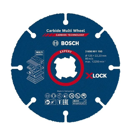 Bosch Professional X-LOCK Tarcza tnąca 125 mm 22,23  Expert Carbide