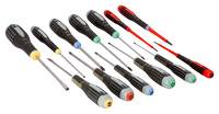 Zestaw Śrubokrętów 13 szt. płaskie, Pozidriv PZ, Phillips PH i Torx BAHCO