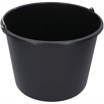 WIADRO WIADERKO BUDOWLANE GOSPODARCZE 12l CZARNE
