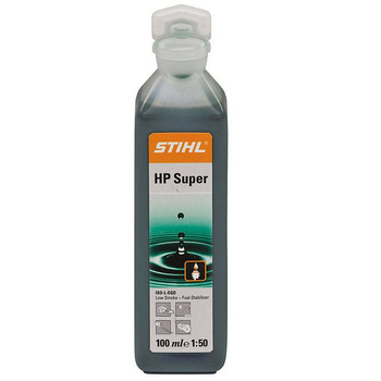 Olej do Paliwa STIHL HP Super 100 ml Mieszanki Piły Syntetyczny Zielony Dwusuwowy Oryginalny