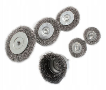 Szczotki druciane Satra S-6SBS 6 szt.