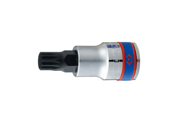 Nasadka krótka 1/2" z końcówką SPLINE M12 x 60mm KING TONY 402612