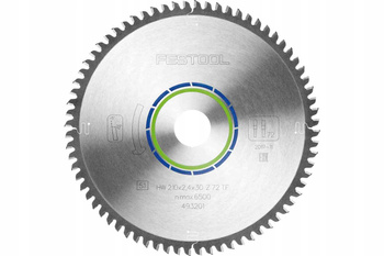 Tarcza do Profili Aluminiowych 210x30 72z Festool