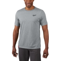T-shirt Koszulka z Krótkim Rękawem Szara r.XL MILWAUKEE