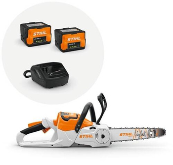 Pilarka piła akumulatorowa łańcuchowa do cięcia drewna z 2 akumulatorami AK 30 S i ładowarką AL 101 STIHL MSA 70.0 C-B