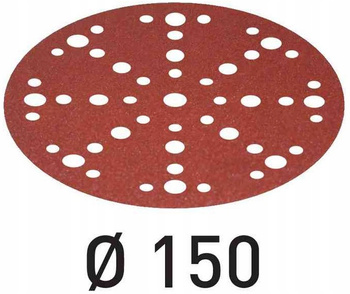 Festool Krążki ścierne STF D150/48 P80 RU2/50 Rubin 2