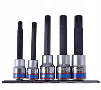 Nasadki 3/8" i 1/2" trzpień RIBE długie M7-M13 KING TONY 3105PR