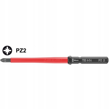 WERA trzpień wymienny PZ2 x 157 mm VDE 65 i Kraftform Kompakt 05006525001