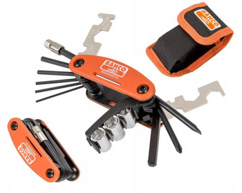 Klucze rowerowe Bahco BKE850901 wielofunkcyjne Zestaw kieszonkowy 17 narzędzi