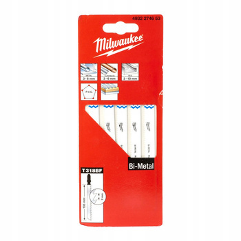 Brzeszczoty do HSS T 318 BF 105x2mm 5szt Milwaukee