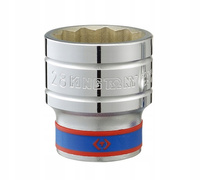 NASADKA KRÓTKA 1/2" 22mm x 40mm 12-kąt. Cr-v KING TONY 433022MR