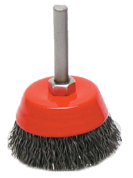 Szczotka INOX na trzpieniu Szczotex C 80mm