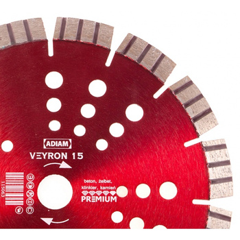 Tarcza diamentowa Adiam Veyron 15 230x22,2 mm